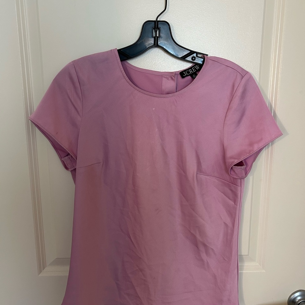 J. Crew Mauve Short Sleeve Tee
